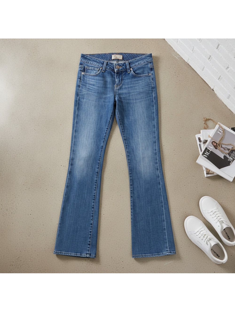 Vintage  PAIGE Laurel Canyon Low Rise Bootcut Jeans - 26